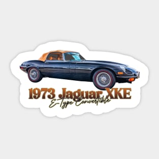 1973 Jaguar XKE E-Type Convertible Sticker